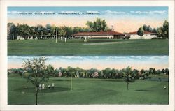 Country Club Scenes Postcard