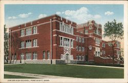 Junior High School Fort Scott, KS Postcard Postcard Postcard