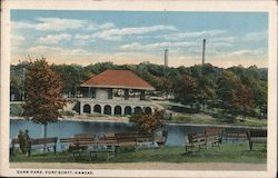 Gunn Park Fort Scott, KS Postcard Postcard Postcard