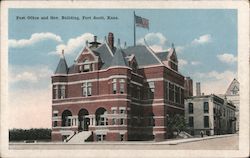 Post Offices and Gov. Building Fort Scott, KS Postcard Postcard Postcard