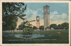 Quadrangle Plaza, Fort Sam Houston Postcard