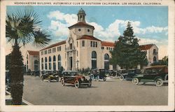 Headquarters Building, Automobile Club of Southern California Postcard