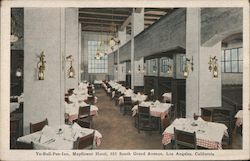 Ye-Bull-Pen-Inn, Mayflower Hotel, South Grand Avenue Postcard