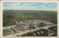 Technical High School Postcard