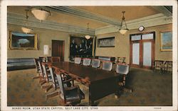 Board Room, Utah State Capitol Postcard