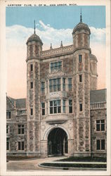 Lawyers' Club University of Michigan Postcard