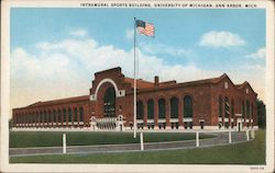 Intramural Sports Building, University of Michigan Postcard