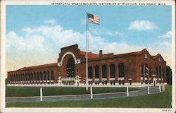Intramural Sports Building, University of Michigan Postcard