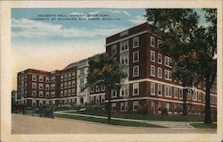 Couzen's Hall, Nurses Dormitory, University of Michigan Postcard