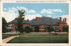 Barbour and Waterman Gymnasium, University of Michigan Postcard