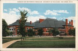 Barbour and Waterman Gymnasium, University of Michigan Ann Arbor, MI Postcard Postcard 