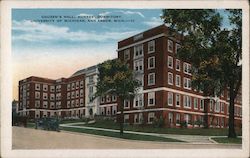 Couzen's Hall, Nurses' Dormitory, University of Michigan Postcard