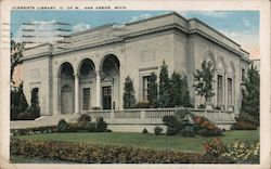 Clements Library, University of Michigan Postcard