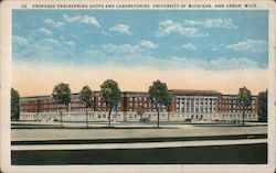 Proposed Engineering Shops and Laboratories, U of Michigan Ann Arbor, MI Postcard Postcard Postcard
