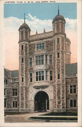 Lawyers' Club University of Michigan Postcard