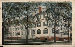 Newberry Home, University of Michigan Postcard