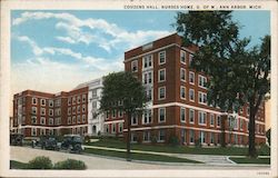 Couzens Hall, Nurses Home, University of Michigan Ann Arbor, MI Postcard Postcard Postcard