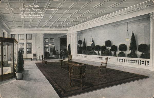 Curtis Publishing Company First Floor Lobby Philadelphia Pennsylvania