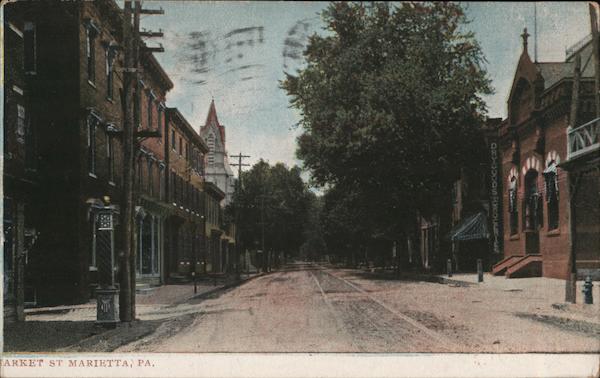 Market Street in Marietta, Pennsylvania