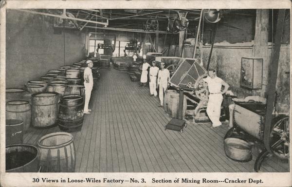 Loose-Wiles Factory No.3, Section of Mixing Room--Cracker Dept. Kansas City Missouri