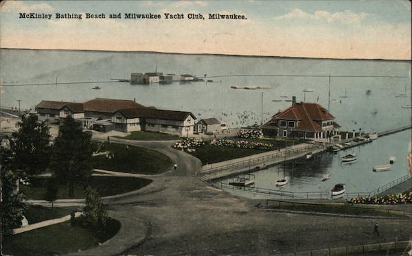 McKinley Bathing Beach and Milwaukee Yacht Club Wisconsin