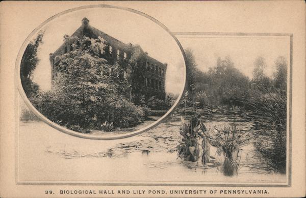 Biological Hall and Lily Pond, University of Pennsylvania Philadelphia