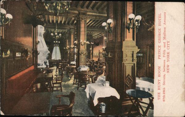 The Hunt Room, Prince George Hotel New York