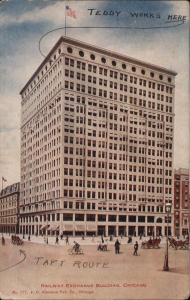 Railway Exchange Building Chicago Illinois