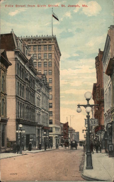 Felix Street from Sixth Street St. Joseph Missouri