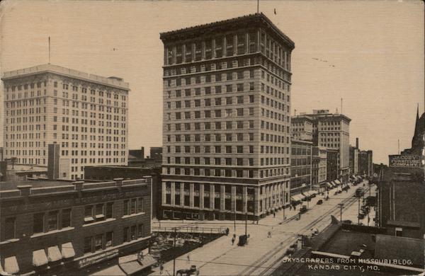 Skyscrapers from Missouri Bldg. Kansas City