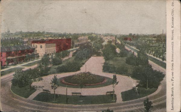 Looking North on Paseo from Seventeenth Street, Kansas City, Mo. Missouri