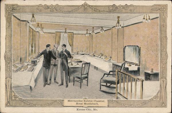 Merchandise Exhibit Chamber, Hotel Muehlebach Kansas City Missouri