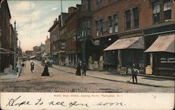 North Main Street, looking North Postcard