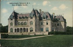 Ochre Court, Residence of Ogden Goelet Newport, RI Postcard Postcard Postcard