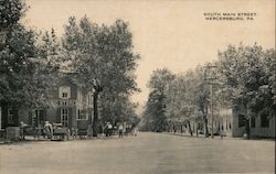 South Main Street, Mercersburg, Pa. Postcard