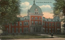 Court House Meadville, PA Postcard Postcard Postcard