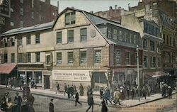Old Corner Book Store, Washington and School Street Postcard