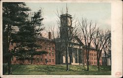 Chapel and Dormitory, Amherst College Postcard