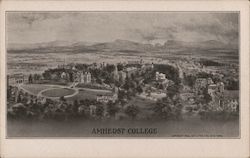Amherst College Massachusetts Postcard Postcard Postcard