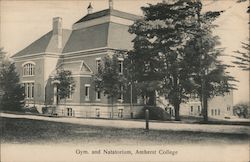 Gym. and Natatorium, Amherst College Postcard