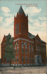 Alleghany County Court House Postcard