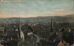 Bird's Eye View of Cumberland Maryland Postcard Postcard Postcard