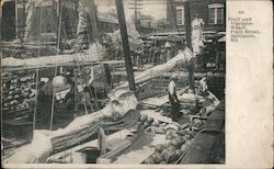 Fruit and Vegetable Wharf, Pratt Street Postcard