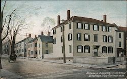 Birthplaces of Longfellow & Thos. B. Reed Postcard