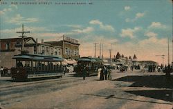 Old Orchard Street Old Orchard Beach, ME Postcard Postcard Postcard