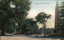 The Square Concord, MA Postcard Postcard Postcard