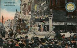 Rex Pageant on Canal Street Postcard
