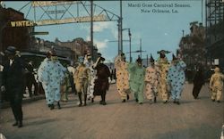 Mardi Gras Carnival Season Postcard
