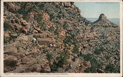 The Zig-Zags, Bright Angel Trail, Grand Canyon, Arizona Postcard