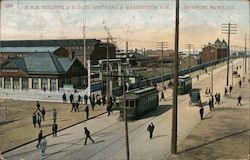 N.N.S. Building & D.D. Co. Ship Yard & Washington Avenue Postcard